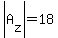abs%28A%5Bz%5D%29=18