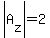 abs%28A%5Bz%5D%29=2