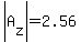 abs%28A%5Bz%5D%29=2.56