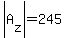 abs%28A%5Bz%5D%29=245