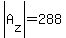 abs%28A%5Bz%5D%29=288