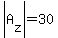 abs%28A%5Bz%5D%29=30