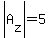 abs%28A%5Bz%5D%29=5