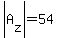abs%28A%5Bz%5D%29=54