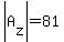 abs%28A%5Bz%5D%29=81