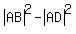 abs%28AB%29%5E2+-+abs%28AD%29%5E2