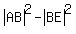 abs%28AB%29%5E2+-+abs%28BE%29%5E2