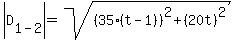 abs%28D%5B1-2%5D%29=sqrt%28%2835%28t-1%29%29%5E2%2B%2820t%29%5E2%29