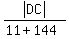 abs%28DC%29%2F%2811%2B144%29