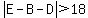 abs%28E-B-D%29%3E18