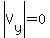 abs%28V%5By%5D%29=0