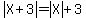 abs%28X%2B3%29=abs%28X%29%2B3