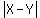 abs%28X-Y%29