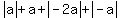 abs%28a%29+%2B+a+%2B+abs%28-2a%29+%2B+abs%28-a%29
