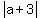 abs%28a%2B3%29