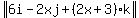 abs%28abs%286i-2xj%2B%282x%2B3%29k%29%29