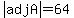 abs%28adjA%29+=+64