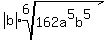 abs%28b%29%2Aroot%286%2C++162a%5E5b%5E5%29