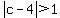abs%28c-4%29%3E1