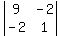 abs%28matrix%282%2C2%2C9%2C-2%2C-2%2C1%29%29