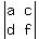 abs%28matrix%282%2C2%2Ca%2Cc%2Cd%2Cf%29%29