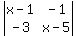 abs%28matrix%282%2C2%2Cx-1%2C-1%2C-3%2Cx-5%29%29