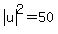 abs%28u%29%5E2=50