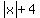 abs%28x%29%2B4