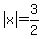 abs%28x%29+=+3%2F2+