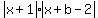 abs%28x%2B1%29%2Aabs%28x%2Bb-2%29