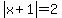abs%28x%2B1%29=2