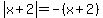 abs%28x%2B2%29=-%28x%2B2%29
