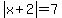 abs%28x%2B2%29=7