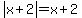 abs%28x%2B2%29=x%2B2