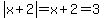 abs%28x%2B2%29=x%2B2=3