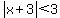 abs%28x%2B3%29%3C3