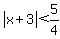abs%28x%2B3%29%3C5%2F4