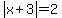 abs%28x%2B3%29=2