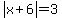 abs%28x%2B6%29+=+3
