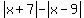 abs%28x%2B7%29-abs%28x-9%29