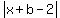 abs%28x%2Bb-2%29