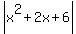 abs%28x%5E2%2B2x%2B6%29