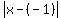 abs%28x-%28-1%29%29