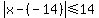 abs%28x-%28-14%29%29%3C=14