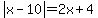 abs%28x-10%29=2x%2B4