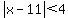 abs%28x-11%29%3C4