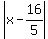 abs%28x-16%2F5%29%29