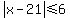 abs%28x-21%29%3C=6