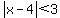 abs%28x-4%29%3C3