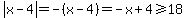 abs%28x-4%29=-%28x-4%29=-x%2B4%3E=18
